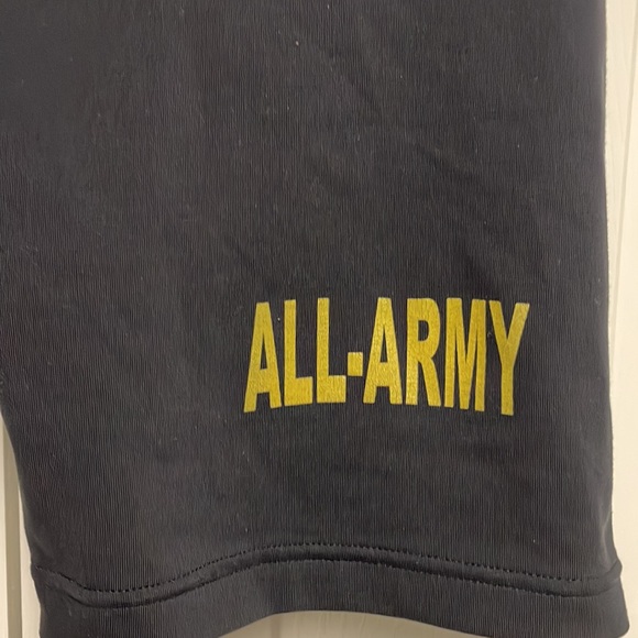 Adidas Climalite Black All-Army PT Running Half Tights Compression Shorts - Picture 3 of 4